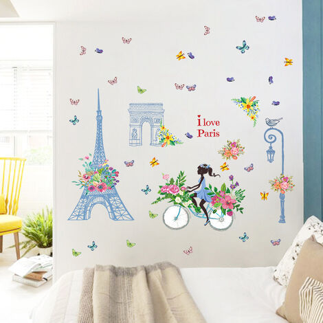 Autocollants de vélo fleurs, autocollants vélo, autocollants de vélo,  autocollants de vélo, autocollants imperméables, autocollants fleurs,  autocollants de vélo fleurs -  France