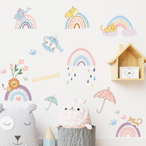 Sticker mural, Glace, Fleurs, Animaux