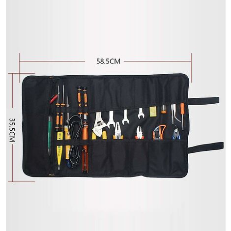 Bosch-Trousse à outils portable multifonctionnelle pour hommes, toile  d'entretien, grand sac à outils épaissi, sac d'électricien durable -  AliExpress