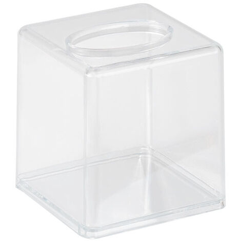 Boîte à mouchoirs en Acrylique carrée Transparente,Distributeur de  Serviettes