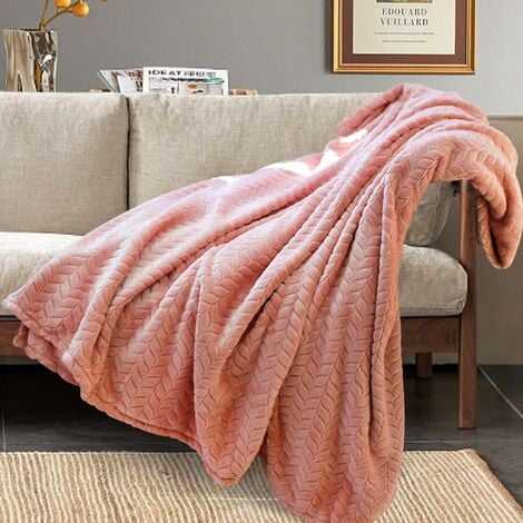 Couvertures en polaire, couvertures confortables en flanelle super douce  pour adultes, couverture pelucheuse légère et lavable
