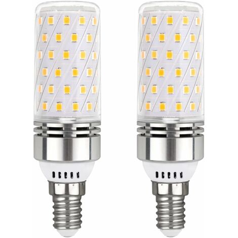 Ampoule LED E14, blanc froid 6000K, AC 220-230V, petite vis Edison,  dimmable, blanc [Classe A