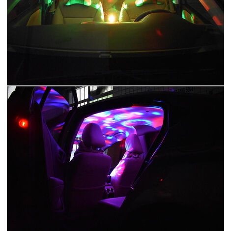 Intérieur de voiture Led Capteur Lumière Touch Switch Lumière Auto Sans Fil  Lampe Ambiante Portable Night Reading Light Voiture Intérieur Atmosphère