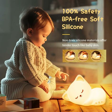 Lampe LED Portable Totoro pour enfants, avec chargeur USB, pour adultes,  filles, veilleuse Anime pour chambre d'enfant, lampe Totoro en Silicone