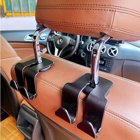 Crochet de dossier de siège de voiture 4 pièces crochet de support de  téléphone portable arrière multifonctionnel de voiture