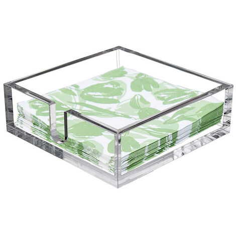 Plat de meuble Serviprof - 57 x 57 mm - Plastique transparent