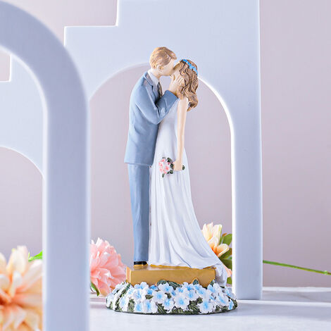 Statue de couple Décorations de gâteau de mariage, Figurines de