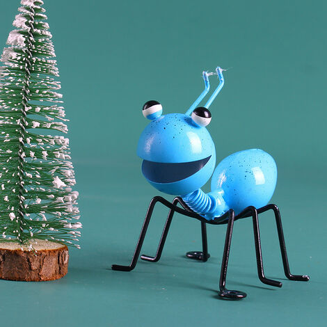 Art Métal Sculpture Ant Ornement Jardin Art De Jardin Décor Coloré