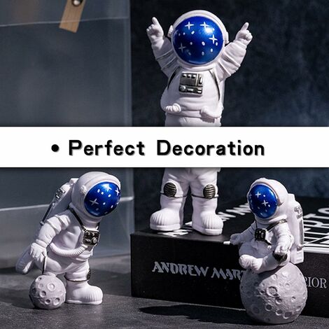 Modèle miniature de décor d'astronaute moderne, statue d'astronaute  Spaceman, figurines créatives, artisanat, décoration de