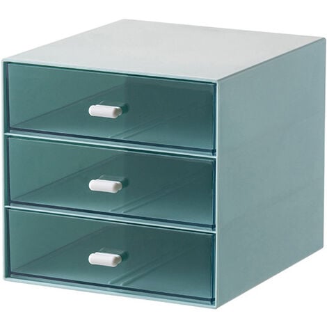 Mini tiroir de bureau vintage – Organiseur de bureau à 2 tiroirs