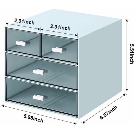 1pc Bureau Double-couche Rack De Rangement De Papeterie Petite