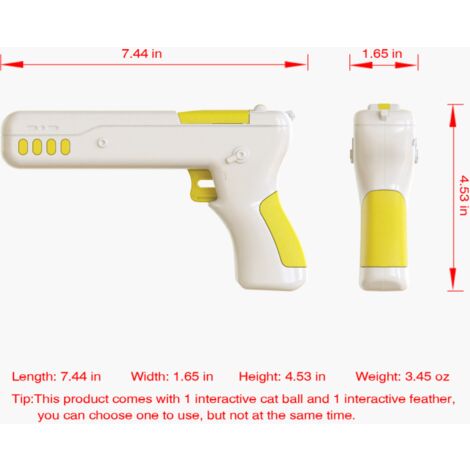 Jouet interactif rétractable pour Chat, Balle à Plumes Jouet Amusant de  Rebond Pistolet, améliore l'intelligence soulage l'ennui Divertissement