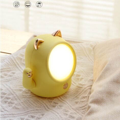 Lampe Pokemon Pikachu à 3 vitesses, lumière réglable, charge Usb,  Protection des yeux, veilleuse, fournitures d