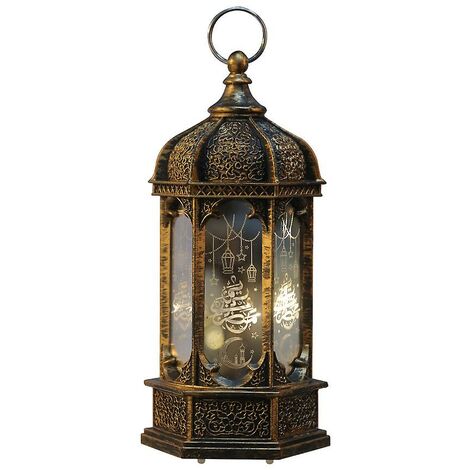 Lanterne LED - Décoration pour le Ramadan- Argent