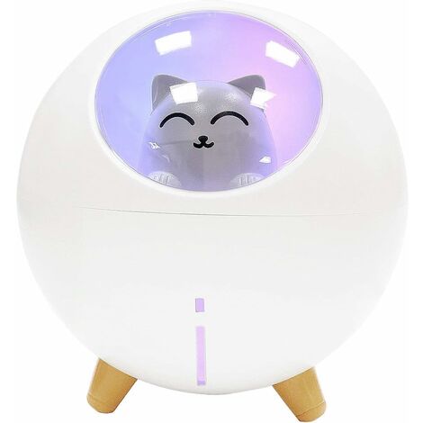 Chat Pet Multi-Mode Coloré LED Veilleuse Petit Mini Spray USB