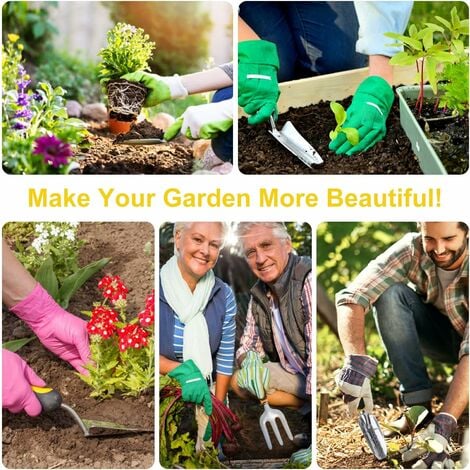 Femme Travaillant Au Jardin. Jardinier Femme Extérieur. Jardinage