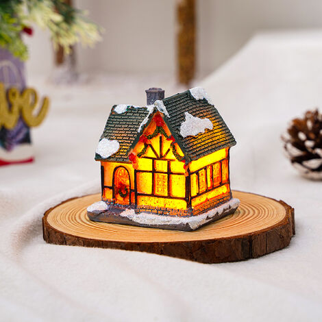 Village De Noël Maisons En Pain D'épices Lumineux - Multicolore -  Décoration de fête BUT