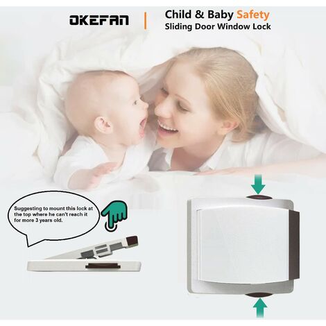 9€03 sur Fenêtre de sécurité pour enfants bébé Réfrigérateur ouverture de  sécurité Câble de verrouillage de porte (Noir) - Équipement et matériel de  sécurité - Achat & prix