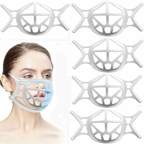 Support de visage en silicone 3D, support de protection pour le