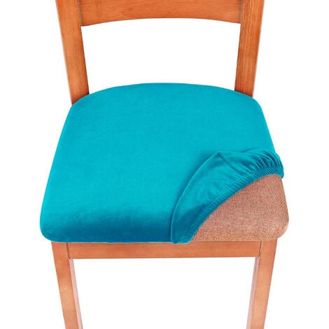 Housse de coussin de chaise housse de chaise de salle à manger amovible et  lavable en