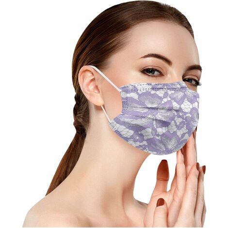 2pcs Coton Masque Facial Lavable Et Réutilisable Bandanas Avec Valv