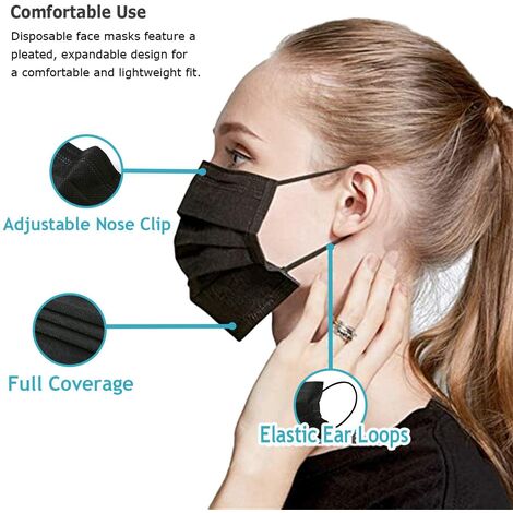 Masque tactique pliable en maille avec protection d'oreille pour
