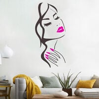 Autocollant Mural En Vinyle Pour Salon De Manucure, Salon De