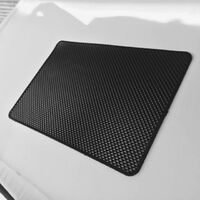 Tapis de rangement antidérapant en Silicone, universel, noir, pour tableau  de bord avant de voiture, accessoires d'intérieur pour BMW, Ford, 200x128mm