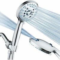 Tête de douche réglable 10 fonctions avec douchette à main Tête de douche  haute pression pour nettoyer la baignoire et les animaux domestiques