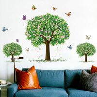 Sticker mural arbre sec