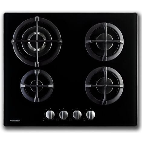 PremierTech PC905L Piano Cottura a Gas 5 fuochi 90cm (86cm) Acciaio Inox  con Wok supporti in ghisa