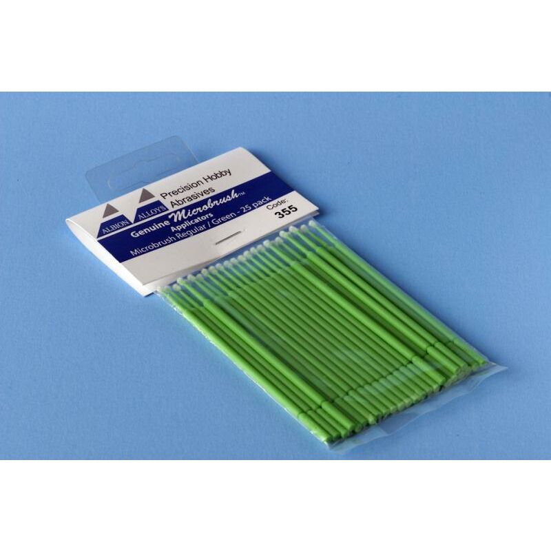 Microbrush Applicator Regular (Green) Pack 25