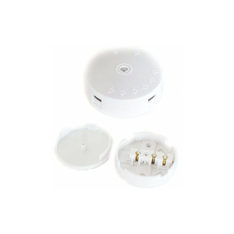 30A 3 Way White Junction Box Mains Power Cable Joiner Terminal Block
