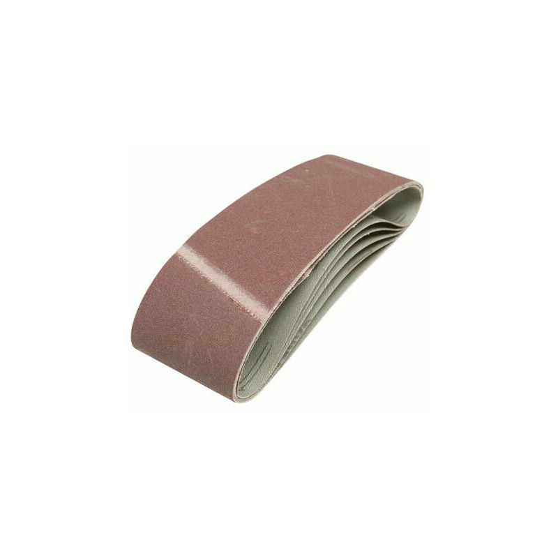 QTY 5 75mm x 533mm Sanding Belts 60 Grit For Belt Sander