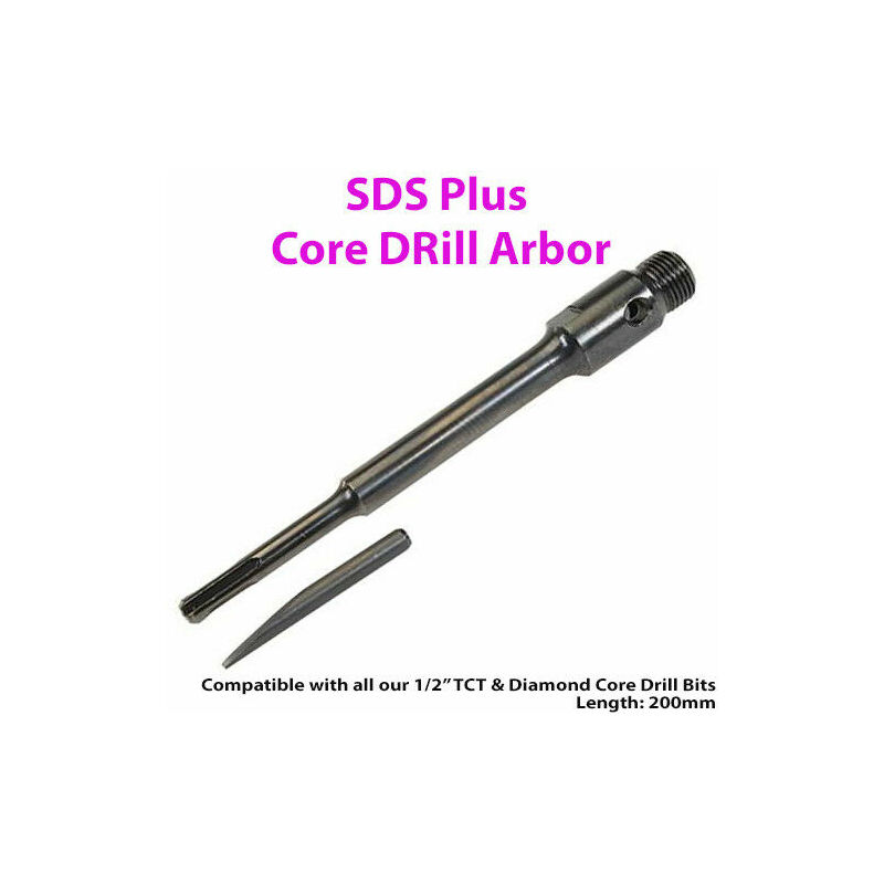 200mm SDS Hex Core Drill Arbor Bit Fits ½" BSP TCT & Diamond Core Drill
