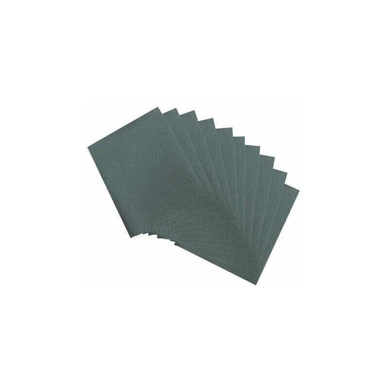 QTY 10 400 Grit Wet & Dry Sheets Abrasive Sandpaper Metal Varnish Sanding