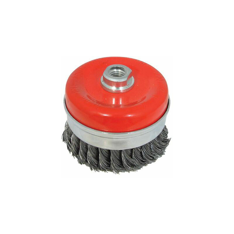 65mm Twist Knot Cup M14x2 Rust Paint Removal Angle Grinders