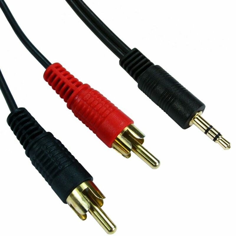 5M 3.5mm Jack to RCA Cable - Audio Jack to Phono Cable 5 Metre