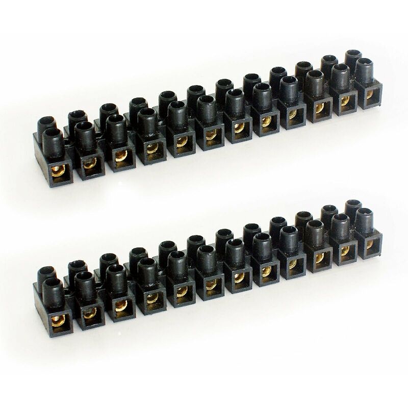 10x 12 Way 3A Terminal Block Connector Strip Wire Power Cable Joiner