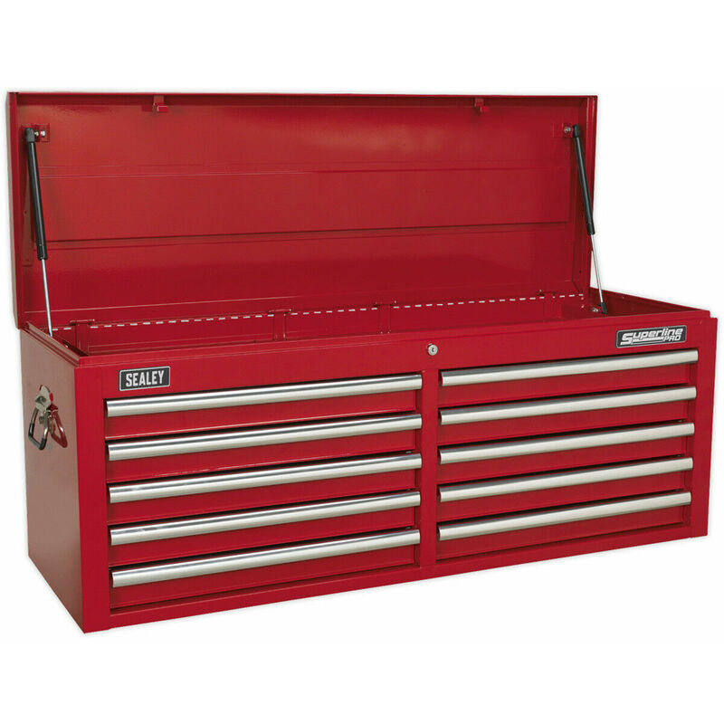 Portable Toolbox Tool Box Top Chest Cabinet Garage Storage Roll Cab Red New