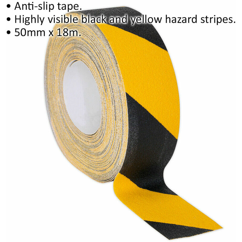 Anti-Slip Tape (Black & Yellow)
