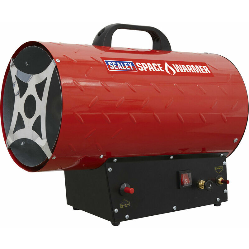 Space Warmer Propane Heater - 61000 to 102000 Btu/hr - Gas Regulator u0026 Hose