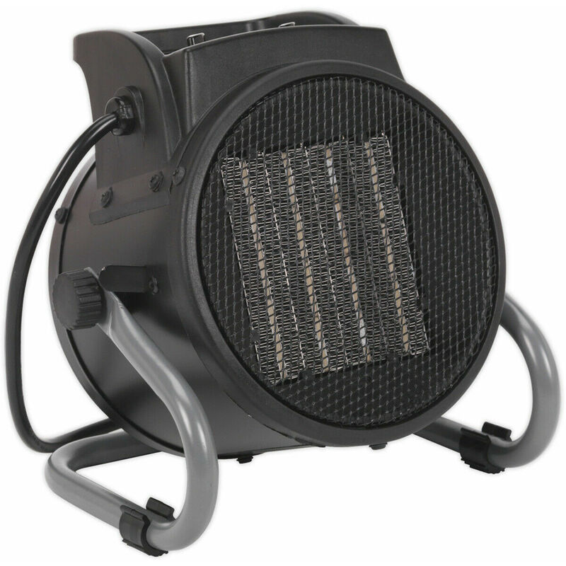2000W Industrial PTC Fan Heater - 2 Heat Settings - Fan Only Mode - 6800  Btu/hr