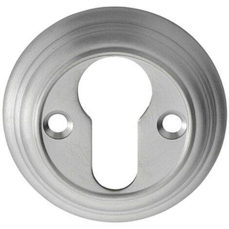 Euro Profile Concealed Key Hole Cover Escutcheon Pair Cylinder