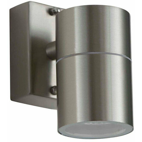 IP44 Outdoor Accent Wall Lamp GU10 Stainless Steel Porch Garden Down Light