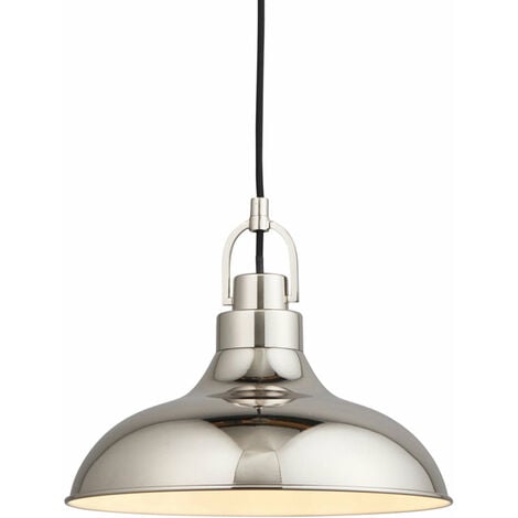 Nickel pendant deals light fitting