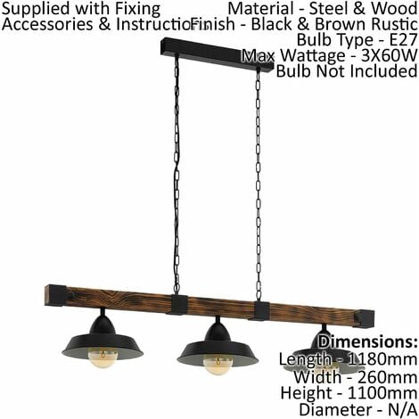 Rustic black light deals fixtures