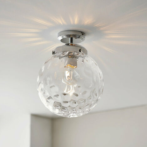 Bathroom ceiling outlet light shade