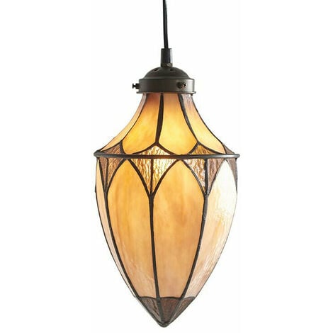 Stained glass sale hanging pendant lights