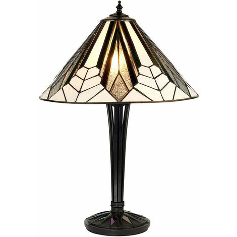 Textured glass on sale table lamp